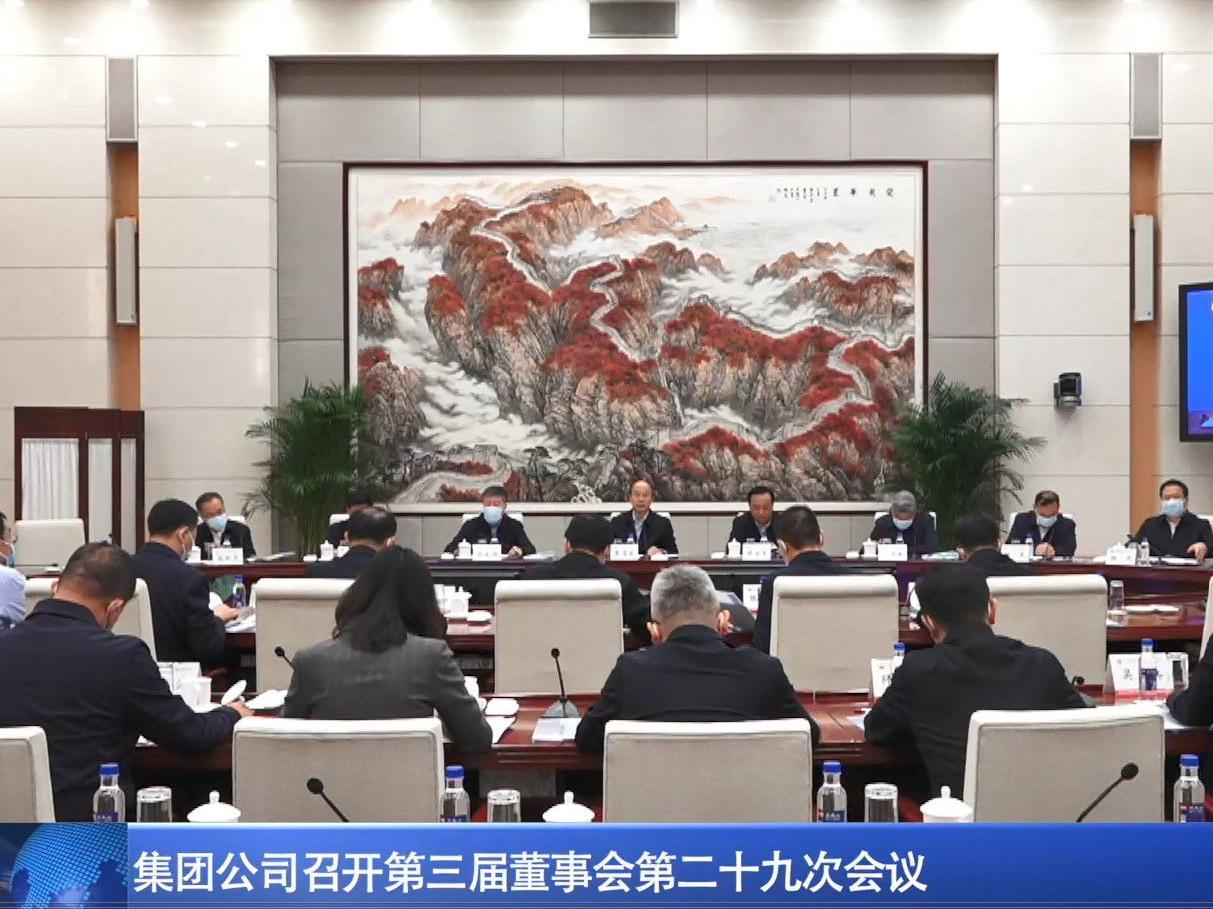集团公司召开第三届董事会第二十九次会议
