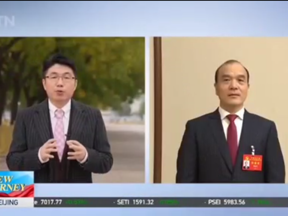 【央广要闻】中国国际电视台采访中国石油的党的二十大代表李忠兴