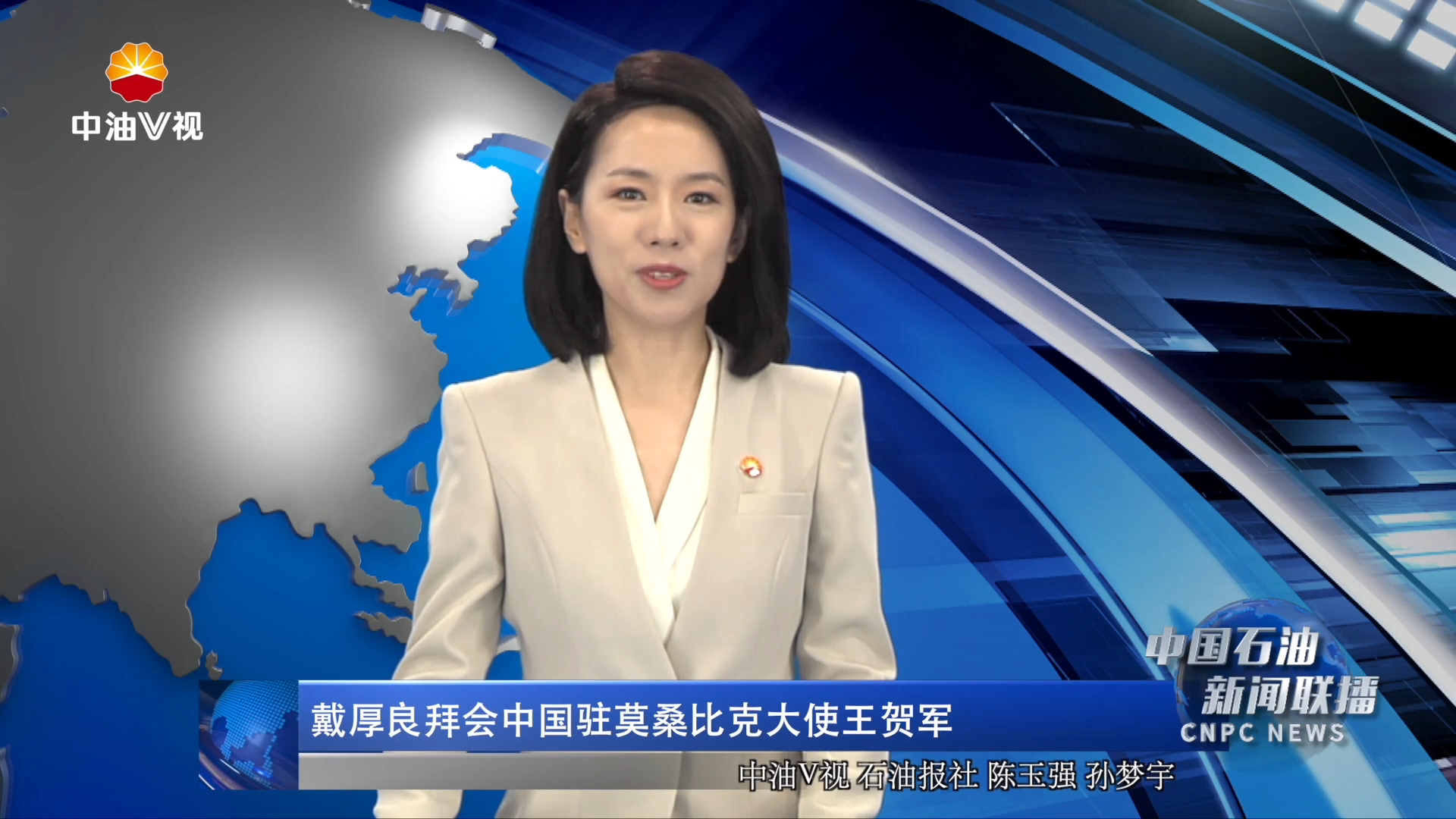 戴厚良拜会中国驻莫桑比克大使王贺军