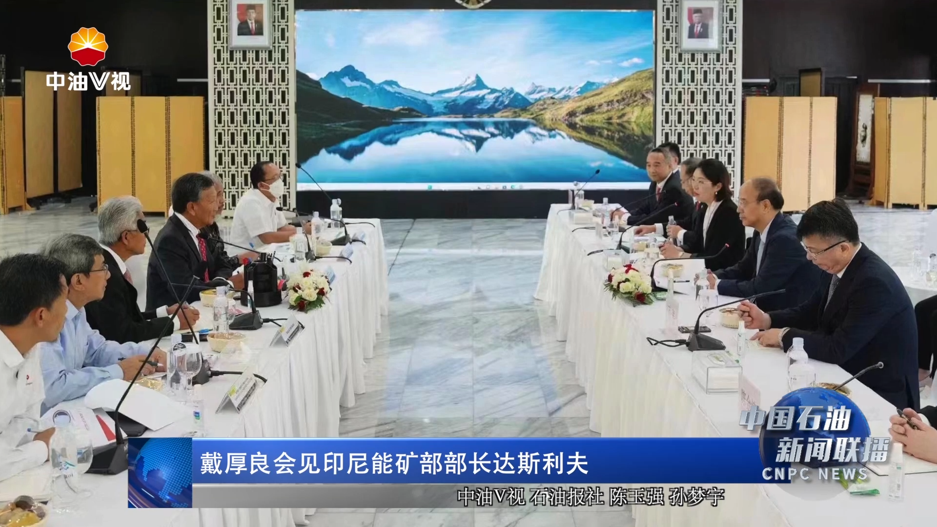 戴厚良会见印尼能矿部部长达斯利夫