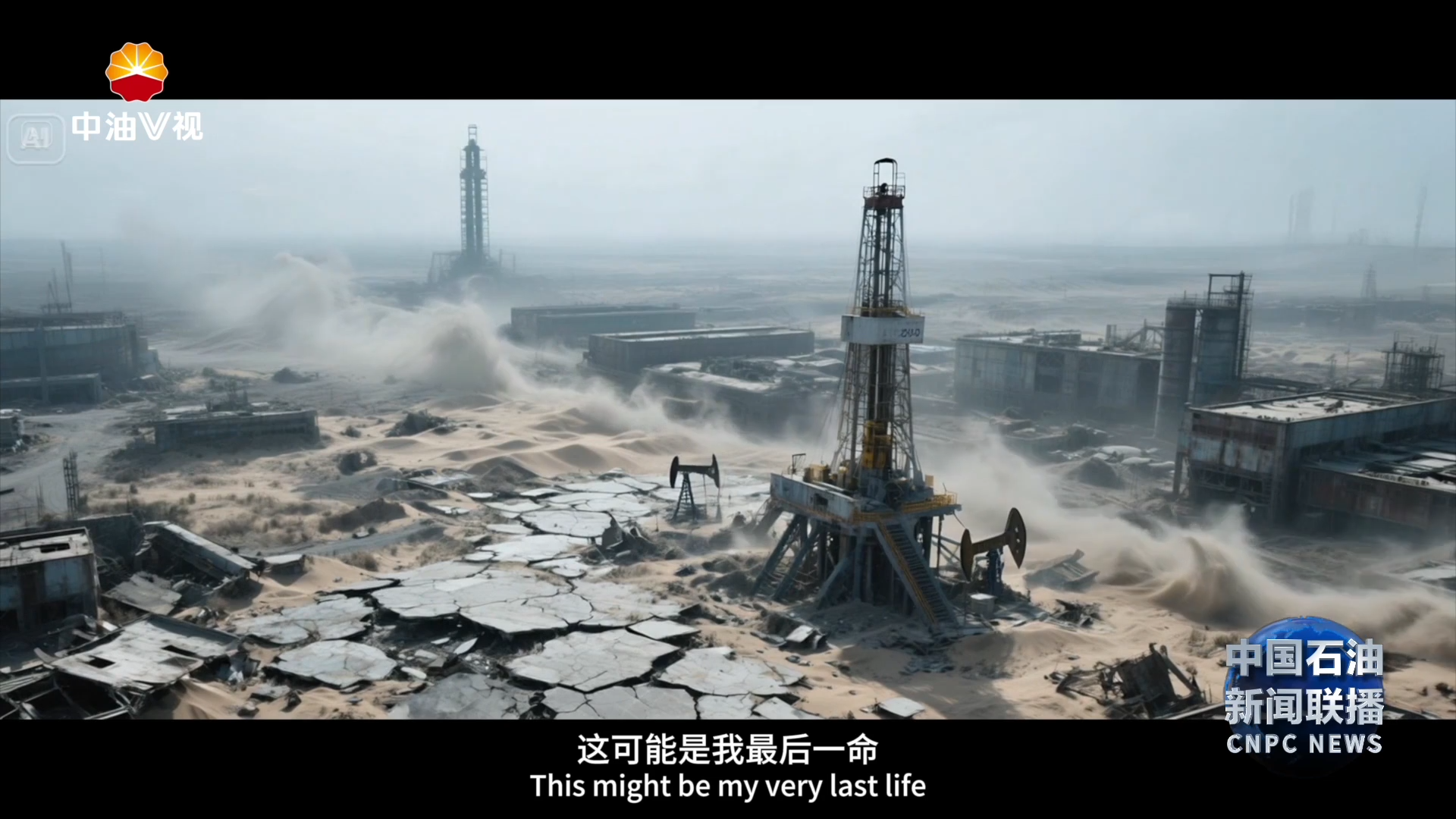 中国石油短视频志愿者AI作品：铁子