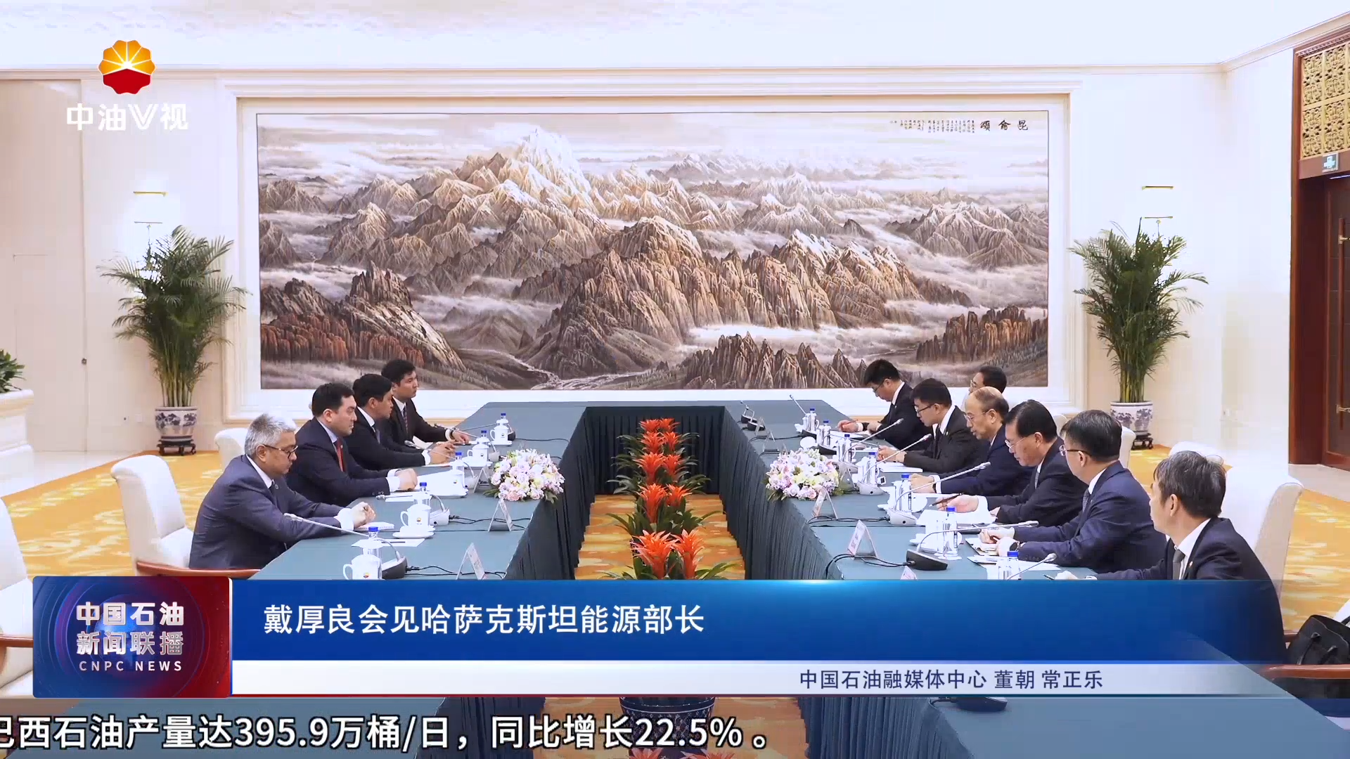 戴厚良会见哈萨克斯坦能源部长